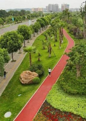 綿陽(yáng)城區(qū)添新景！7萬(wàn)余平方米景觀大道亮相，市民休閑再添好去處